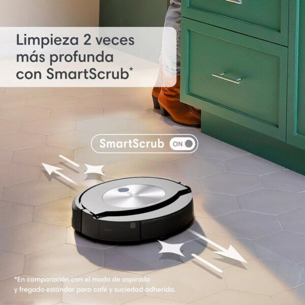 Robot aspirador y fregasuelos con base de autovaciado Roomba Combo J7+ - Imagen 2