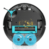 Robot aspirador con láser y base de autovaciado Conga 9590