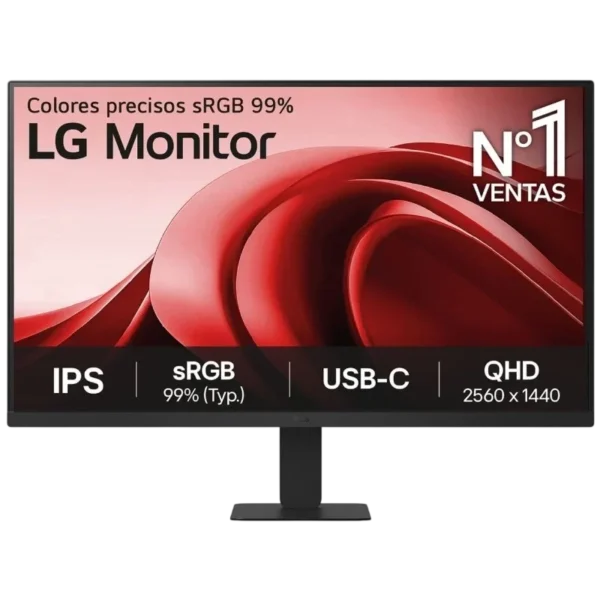LG 27U631A-B Negro 27 pulgadas 2K IPS 100Hz 5ms Monitor - Desprecintado