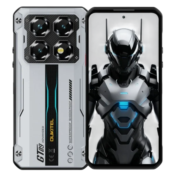 Oukitel WP60 5G 12GB/512GB Plata Rugged IP68/IP69K 7,2 pulgadas IPS 120Hz 108MP 10000mAh 33W NFC - Clase A Reacondicionado