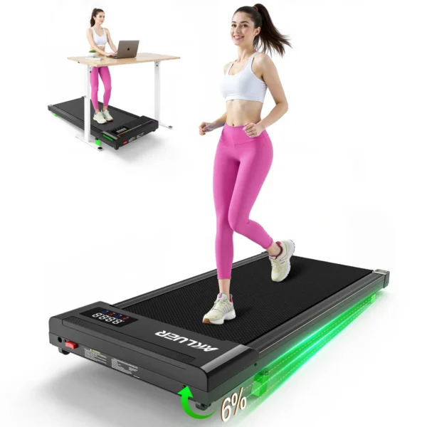 Akluer P03B con control remoto 6,4km/h 2,5HP 150kg pantalla LED Cinta de correr plegable - Desprecintado