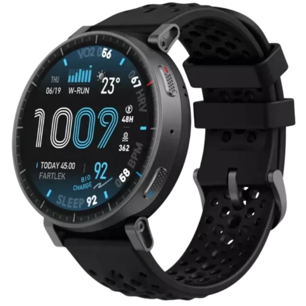 Amazfit Active Max Negro 1,5 pulgadas AMOLED NFC 25 días +170 deportes 5ATM Smartwatch - Desprecintado