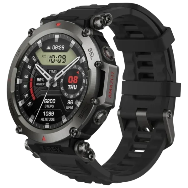 Amazfit T-Rex Ultra Negro 1,39 pulgadas AMOLED 25 días +160 deportes 10ATM Smartwatch - Desprecintado