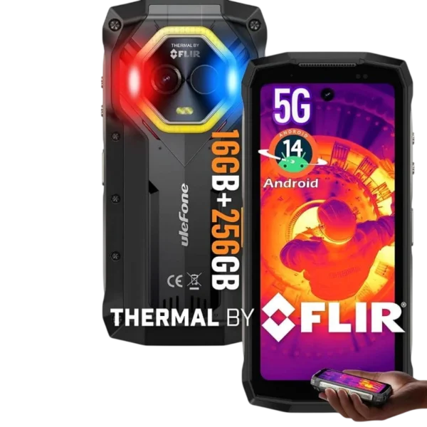 Ulefone Armor Mini 20T Pro 5G 8GB/256GB Negro 4,7 pulgadas IPS 90Hz 50MP 6200mAh 33W NFC - Reacondicionado Grado A