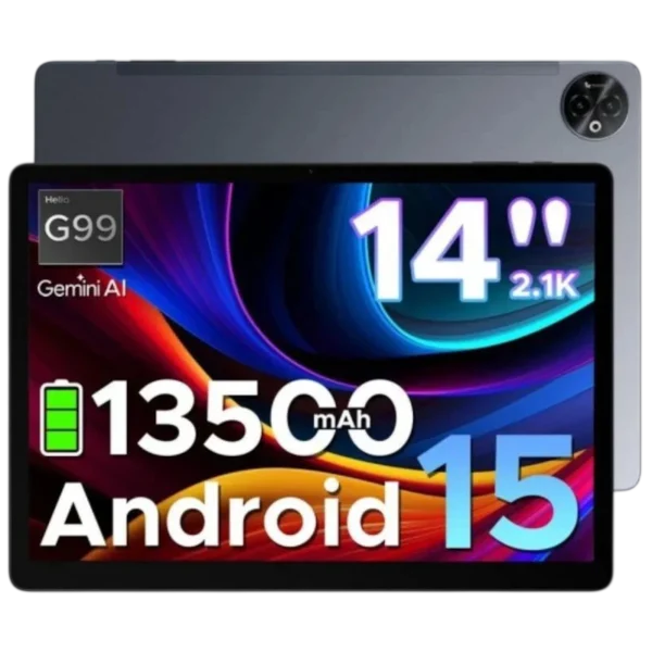 Doogee E3 Max 4G 8GB/256GB Gris 14 pulgadas IPS 16MP 13500mAh Tablet - Desprecintado