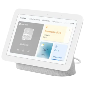 google_nest_hub_2gen_blanco_tiza_001_l_sf Google Nest Hub 2ª Gen Blanco Tiza 7 pulgadas WiFi - Reacondicionado Grado B