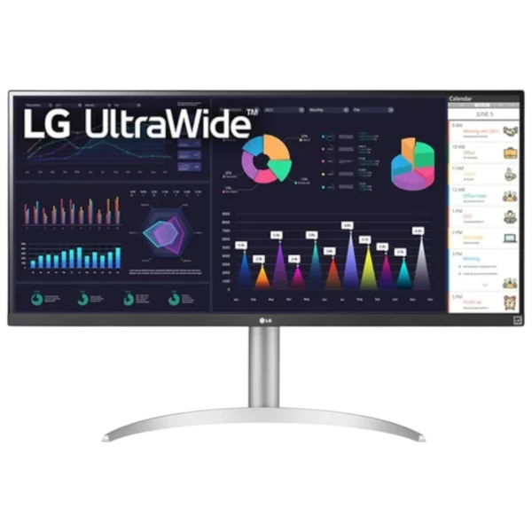 LG 34WQ650-W Plata 34 pulgadas Full HD IPS 100Hz 5ms FreeSync UltraWide Monitor - Desprecintado