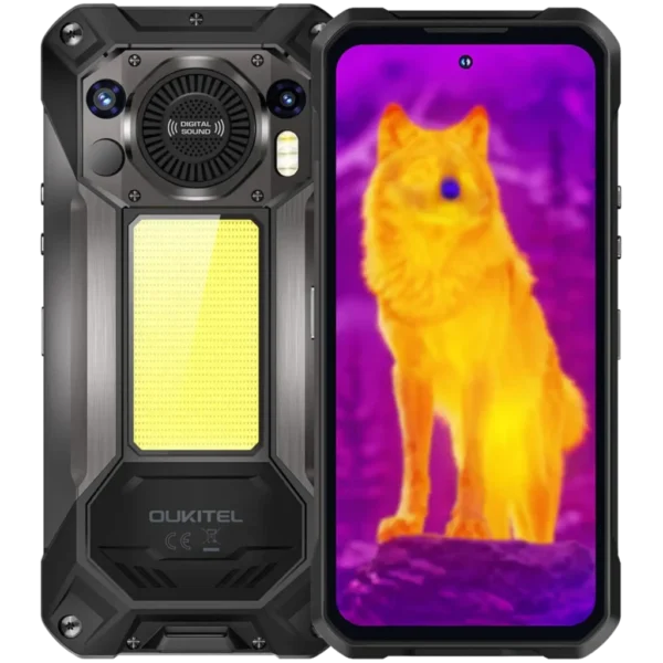 Oukitel WP61 Ultra 12GB/512GB Rugged con cámara térmica IP68/IP69K 6,8 pulgadas IPS 120Hz 20000mAh NFC - Reacondicionado Grado A