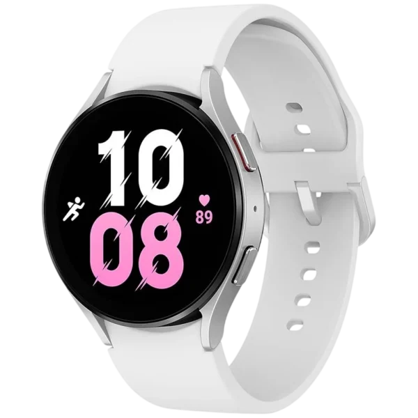 Samsung Galaxy Watch5 R910 BT 44 mm Plata Versión EU 1,4 pulgadas AMOLED GPS NFC 5ATM - Desprecintado